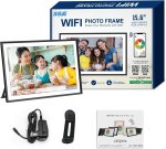 画像9: wifiデジタルフォトフレーム 15.6インチ 1920x1080 FHD IPSタッチパネル 5G/2.4G対応 32GB内蔵ストレージ 動画再生 カレンダー 電子写真立て 遠隔転送 電子POP  壁掛け 誕生日 結婚式 お祝い 商品宣伝展示 (9)