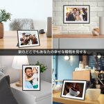 画像8: MOONKA デジタルフォトフレーム 10.1インチ デジタルサイネージ WiFi 高解像度 1280x800 FHD 32GB内蔵ストレージ タッチパネル 遠隔転送 電子POP  壁掛け 誕生日 結婚式 敬老の日 お祝い 商品宣伝展示 (8)