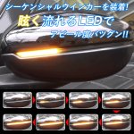 画像2: ledドアミラー HONDA フィット GR/GS系 対応 LEDドアミラーシーケンシャルウインカー 流れる 全点滅 切替可能 車検対応 (2)