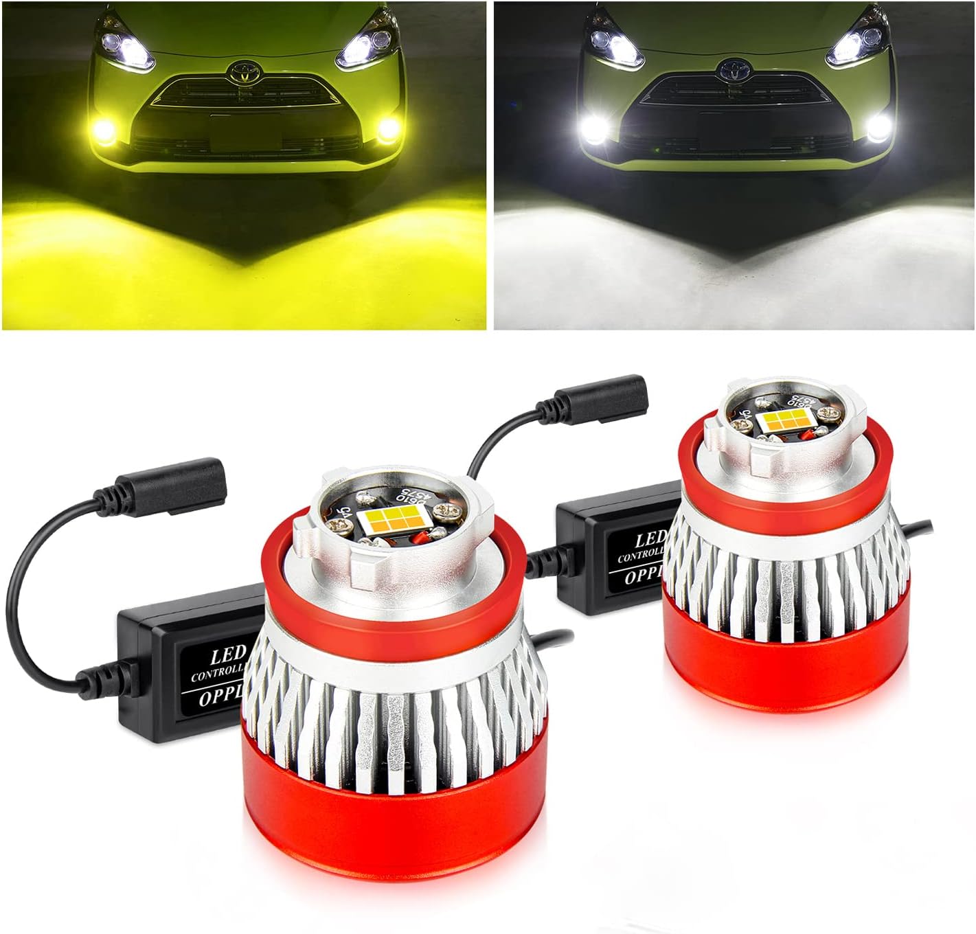 LED電球 フォグライトとパワースポーツヘッドライト用 2個 - パーツ